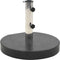 vidaXL - Parasolvoet - vierkant - 28,5 - kg - graniet - zwart