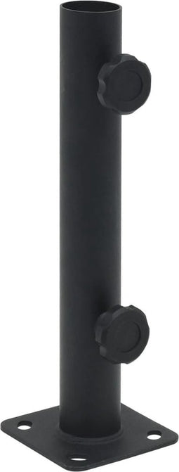 vidaXL - Parasolvoet - voor - Ø32/34/38 - mm - stok - staal - matzwart