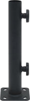 vidaXL - Parasolvoet - voor - Ø32/34/38 - mm - stok - staal - matzwart