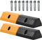 vidaXL Parkeerblokken 49x15x9 cm rubber 2 st