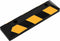 vidaXL Parkeerblokken reflecterend 2 st 56x15x10 cm rubber