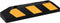vidaXL Parkeerblokken reflecterend 2 st 56x15x10 cm rubber