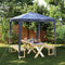 vidaXL - Partytent - 2x2 - m - blauw