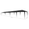 vidaXL - Partytent - 3x12 - m - PE - antraciet