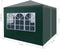 vidaXL - Partytent - 3x3 - m - groen