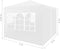 vidaXL - Partytent - 3x3 - m - wit