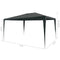 vidaXL - Partytent - 3x4 - m - PE - groen