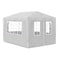 vidaXL - Partytent - 3x4 - m - wit