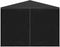 vidaXL - Partytent - 3x9 - m - antraciet