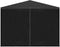 vidaXL - Partytent - 3x9 - m - antraciet