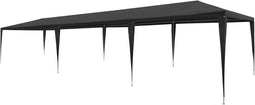 vidaXL - Partytent - 3x9 - m - PE - antraciet