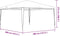 vidaXL - Partytent - 4x4 - m - blauw