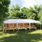 vidaXL - Partytent - 4x9 - m - wit