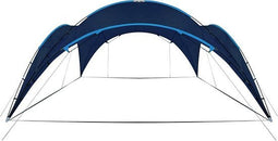 vidaXL - Partytent - boog - 450x450x265 - cm - donkerblauw