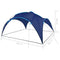 vidaXL - Partytent - boog - 450x450x265 - cm - donkerblauw