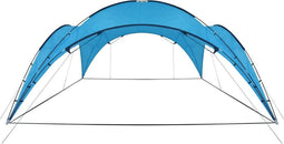 vidaXL - Partytent - boog - 450x450x265 - cm - lichtblauw