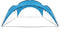 vidaXL - Partytent - boog - 450x450x265 - cm - lichtblauw