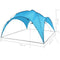 vidaXL - Partytent - boog - 450x450x265 - cm - lichtblauw