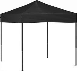 vidaXL - Partytent - inklapbaar - 2x2 - m - zwart