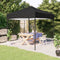 vidaXL - Partytent - inklapbaar - 2x2 - m - zwart