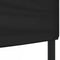 vidaXL - Partytent - inklapbaar - 2x2 - m - zwart