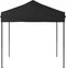 vidaXL - Partytent - inklapbaar - 2x2 - m - zwart