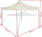 vidaXL - Partytent - inklapbaar - 3x3 - m - crème