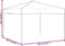 vidaXL - Partytent - inklapbaar - 3x3 - m - crèmekleurig