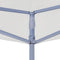 vidaXL - Partytent - inklapbaar - 3x3 - m - staal - wit