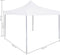 vidaXL - Partytent - inklapbaar - 3x3 - m - staal - wit