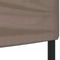 vidaXL - Partytent - inklapbaar - 3x3 - m - taupe