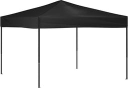 vidaXL - Partytent - inklapbaar - 3x3 - m - zwart