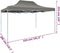 vidaXL - Partytent - inklapbaar - 3x4 - m - staal - antraciet