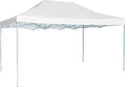 vidaXL - Partytent - inklapbaar - 3x4 - m - staal - wit