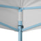 vidaXL - Partytent - inklapbaar - 3x4 - m - staal - wit