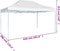 vidaXL - Partytent - inklapbaar - 3x4 - m - staal - wit
