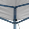 vidaXL - Partytent - inklapbaar - 3x6 - m - staal - wit