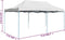 vidaXL - Partytent - inklapbaar - 3x6 - m - staal - wit