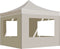 vidaXL - Partytent - inklapbaar - met - wanden - 2x2 - m - aluminium - crème