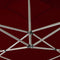 vidaXL - Partytent - inklapbaar - met - wanden - 2x2 - m - aluminium - bordeauxrood