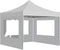 vidaXL - Partytent - inklapbaar - met - wanden - 2x2 - m - aluminium - wit