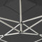 vidaXL - Partytent - inklapbaar - met - wanden - 2x2 - m - aluminium - antraciet