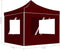 vidaXL - Partytent - inklapbaar - met - wanden - 2x2 - m - aluminium - bordeauxrood
