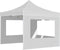 vidaXL - Partytent - inklapbaar - met - wanden - 2x2 - m - aluminium - wit