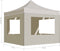 vidaXL - Partytent - inklapbaar - met - wanden - 2x2 - m - aluminium - crème