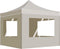 vidaXL - Partytent - inklapbaar - met - wanden - 3x3 - m - aluminium - crème