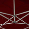 vidaXL - Partytent - inklapbaar - met - wanden - 3x3 - m - aluminium - wijnrood