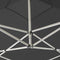 vidaXL - Partytent - inklapbaar - met - wanden - 3x3 - m - aluminium - antraciet