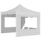vidaXL - Partytent - inklapbaar - met - wanden - 3x3 - m - aluminium - wit