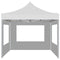 vidaXL - Partytent - inklapbaar - met - wanden - 3x3 - m - aluminium - wit